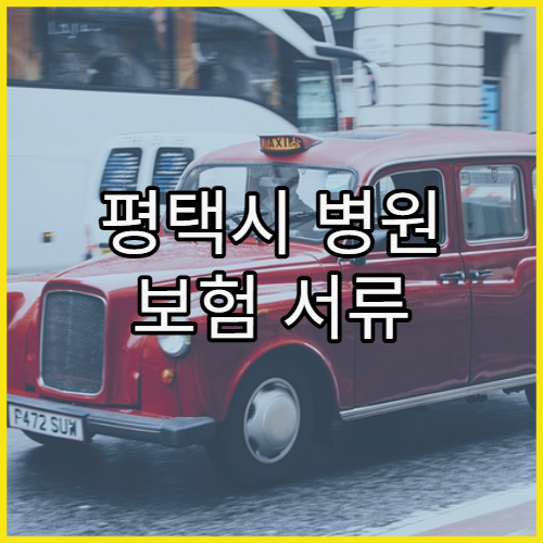 평택시 병원 보험 서류 발급 소요 시간